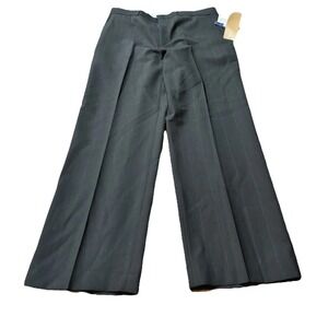 Towncraft Mens 36x30 Custom Fit Suit Trousers Pants Wrinkle Resis Pin Stripe NEW